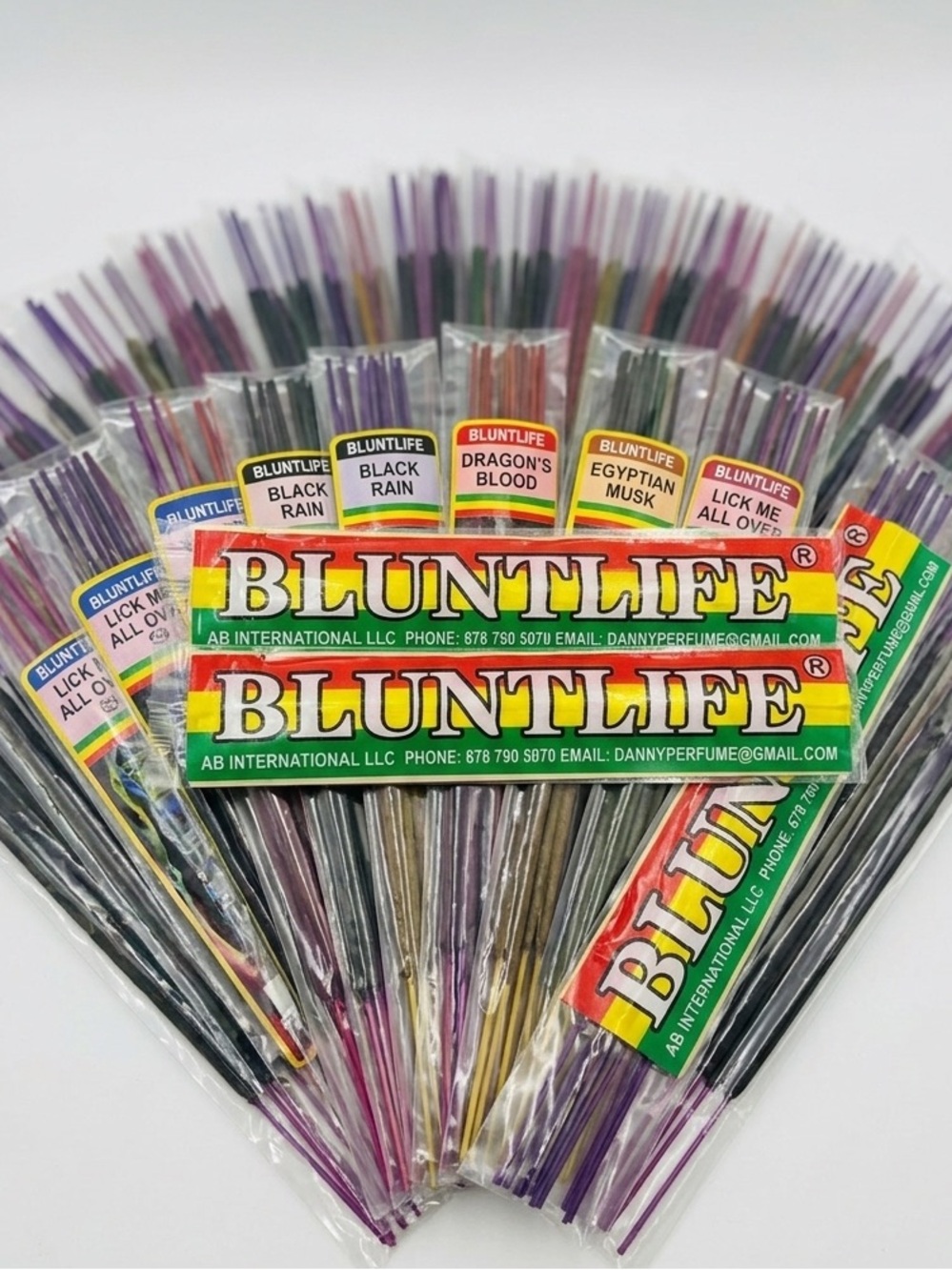 BluntLife Hand Dipped Incense Sticks - 10-Pack Bundle